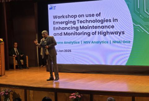 Workshop on use of emerging technologies in enhancing maintenance and monitoring of Highways