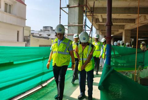 Chief Secretary, UP State Govt, Shri D S Mishra visited the Ropeway Project site in Varanasi