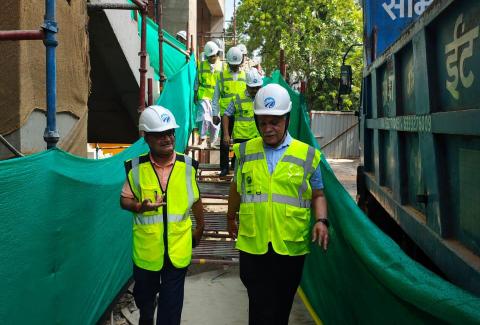 Chief Secretary, UP State Govt, Shri D S Mishra visited the Ropeway Project site in Varanasi