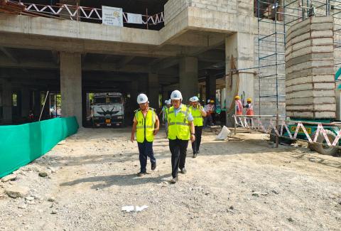 Chief Secretary, UP State Govt, Shri D S Mishra visited the Ropeway Project site in Varanasi