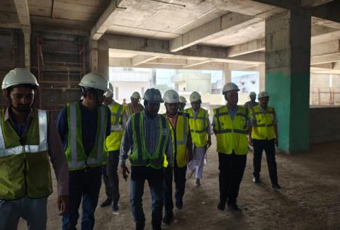 Chief Secretary, UP State Govt, Shri D S Mishra visited the Ropeway Project site in Varanasi