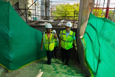 Chief Secretary, UP State Govt, Shri D S Mishra visited the Ropeway Project site in Varanasi