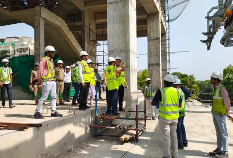 Chief Secretary, UP State Govt, Shri D S Mishra visited the Ropeway Project site in Varanasi