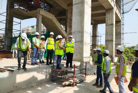 Chief Secretary, UP State Govt, Shri D S Mishra visited the Ropeway Project site in Varanasi