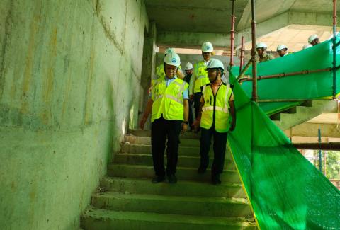 Chief Secretary, UP State Govt, Shri D S Mishra visited the Ropeway Project site in Varanasi