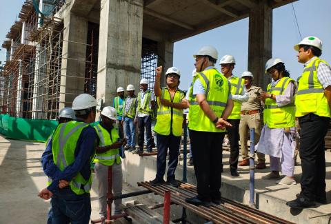Chief Secretary, UP State Govt, Shri D S Mishra visited the Ropeway Project site in Varanasi