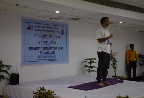International Day of Yoga 2024 at NHAI HQ