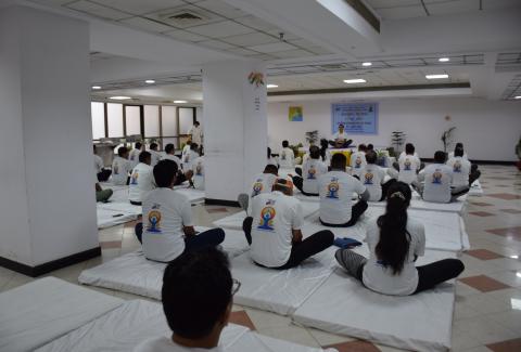 International Day of Yoga 2024 at NHAI HQ