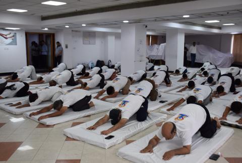 International Day of Yoga 2024 at NHAI HQ