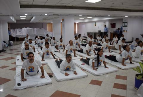 International Day of Yoga 2024 at NHAI HQ