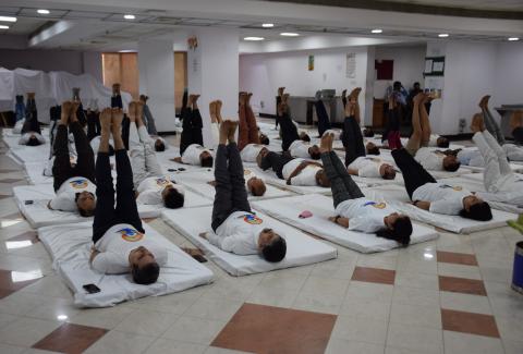 International Day of Yoga 2024 at NHAI HQ