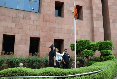 Flag Hoisting at Headquarters NHAI