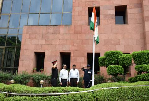Flag Hoisting at Headquarters NHAI