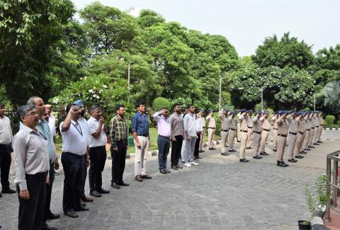 Flag Hoisting at Headquarters NHAI