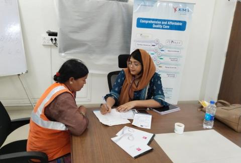 Eye Check Up & Medical Camp conducted on Hyderabad- Bangalore (AP-3) project