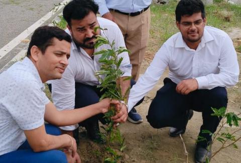 Flag Hoisting, Plantation and Eye Check-up Camp at Project Implementation Unit Roorkee