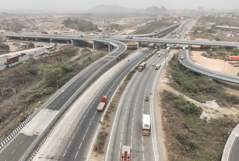 Jawaharlal Nehru Port Road Connectivity Project on NH-4B New NH-348 SH-54 New NH-348A Amra Marg and NH-548 in Mumbai