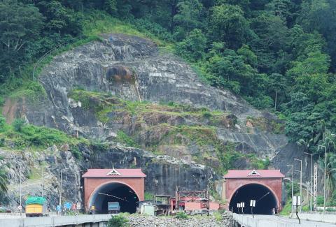 Kuthiran Tunnel on NH-544 Kerala